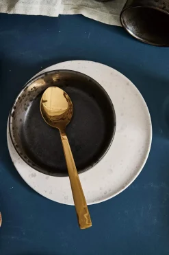 Desserttallerken - Ø 20,5 cm - Stentøj - Nude