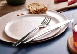 Desserttallerken - Ø 20,5 cm - Stentøj - Nude