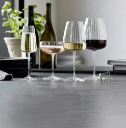 Optica Champagneskål - 4 stk.