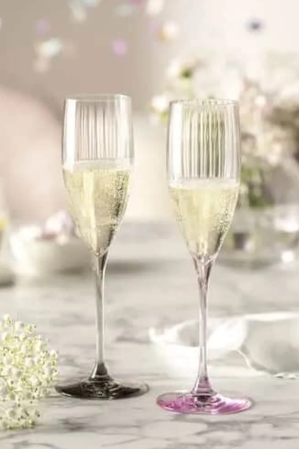 Poesia Pink Champagneglas