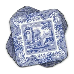 Blue Italien Glasbrikker - 6 stk.