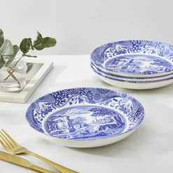 Blue Italien Pastaskål - 4 stk.