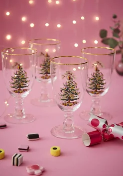 Christmas Tree Gløgg Glas - 4 stk.