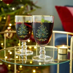 Christmas Tree Gløgg Glas - 4 stk.