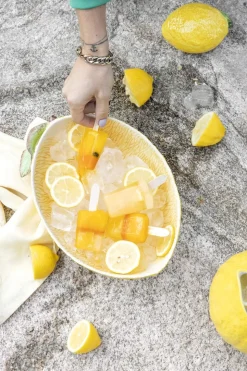 Citron Skål m. låg