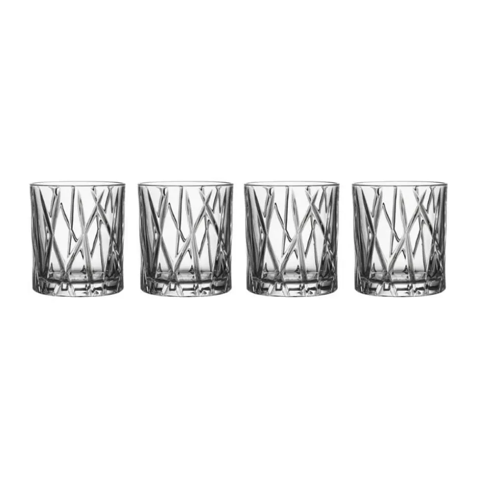 City Whiskyglas - 4 stk.