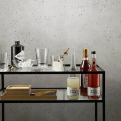 Facet Vandglas - 4 stk.