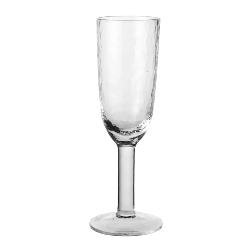 Hammered Champagneglas