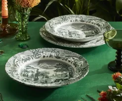 Heritage Green Italian Suppertallerken - 4 stk.