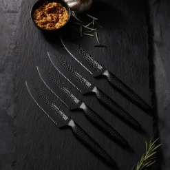 iD3® BLACK SAMURAI™ Steakkniv - 4 stk.