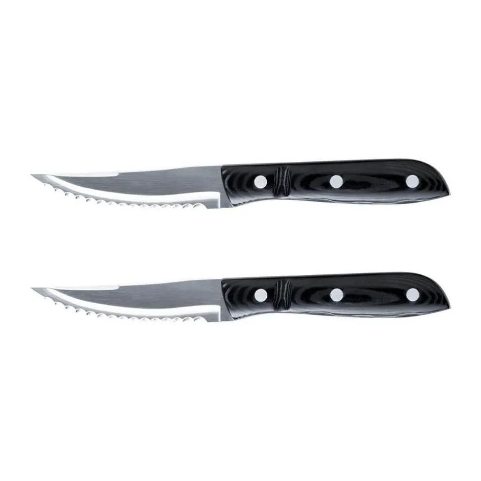 Old Farmer Micarta XL Steakkniv - 2 stk.