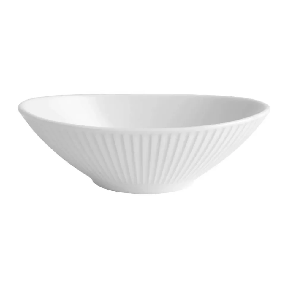 Plissé Oval skål