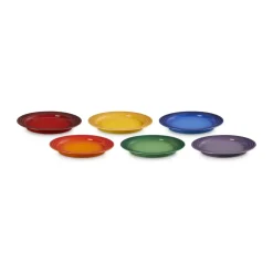 Rainbow Frokosttallerken - 6 stk.