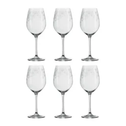 Rødvinsglas - 6 stk.