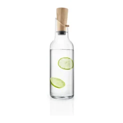 Recycled Glaskaraffel m. træprop