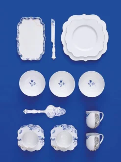 Royal White Kagespade og kagekniv