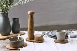 Teak Kværnsæt - 3 dele