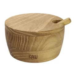 Teak Saltkar m. Ske
