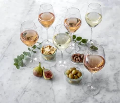 Toscana Roseglas - 6 stk.